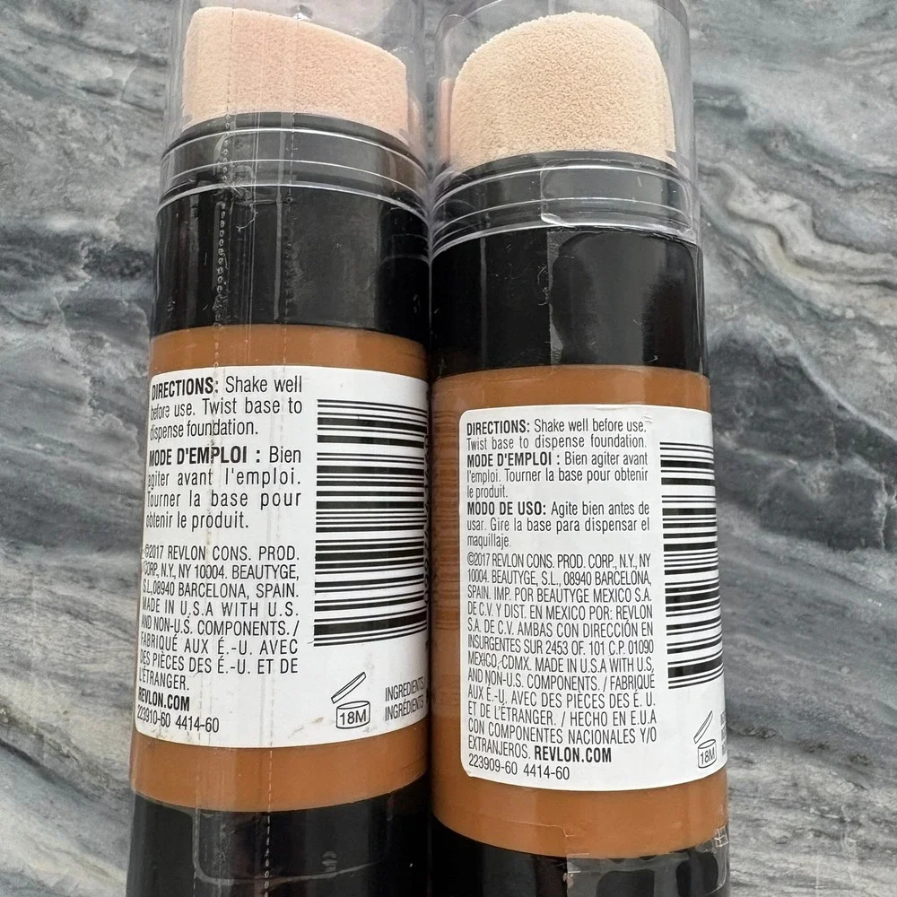 Revlon PhotoReady Insta-Filter Foundation 400 Caramel Lot of 2 0.91oz New Sealed